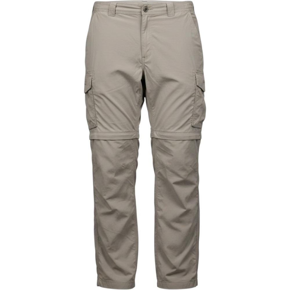 Columbia Convertible Cargo Pants Mens 40x32 Tan Good Silver Ridge‎ Zip Off Leg